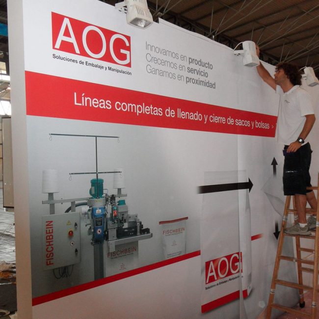 A AOG le rotulamos su stand