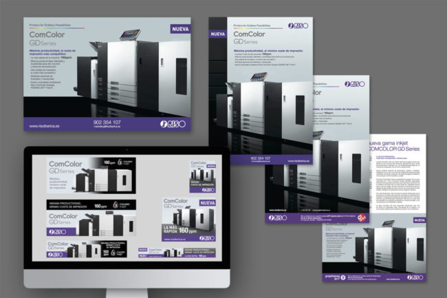 Adaptamos anuncios y banners on y offline con la misma creatividad