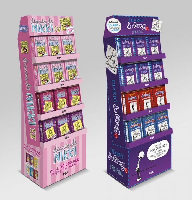 Creatividad notoria en expositores para el punto de venta
